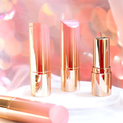 Rose Gold Empty Lipstick Tube  ound Container  luxury lipstick tube