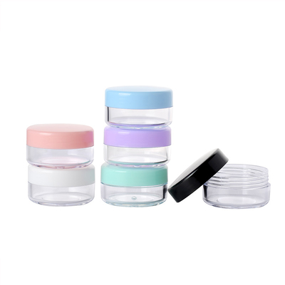 PP Lid Mini Face Cream Jar Plastic Cosmetic Jars 10g 15g 20g