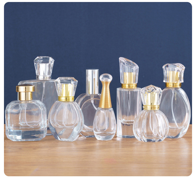 Glass Transparent Perfume Spray Bottle 50ml Material Sub Bottling