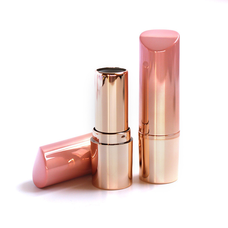 Rose Gold Empty Lipstick Tube  ound Container  luxury lipstick tube